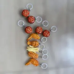 めじるしアクセサリー　ハンバーガー等