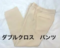 美品★M-premier★エムプルミエ★ダブルクロスパンツ★ベージュ★プチサイズのサムネイル