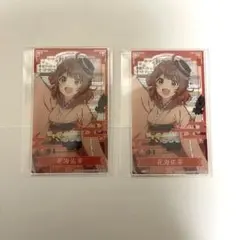 学園アイドルマスター 晴れ着 クリアブロマイド　花海佑芽