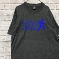 USA製90sヴィンテージTシャツ！シングルステッチグレー半袖古着XL0422