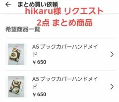 hikaru様 リクエスト 2点 まとめ商品