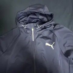 PUMA ネイビー フード付きスポーツウェア