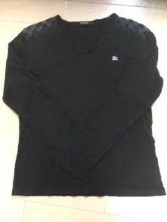 【セール中】長袖Tシャツ バーバリー 黒 メンズ