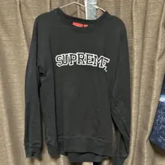 Supreme クルーネック スウェット ブラックのサムネイル