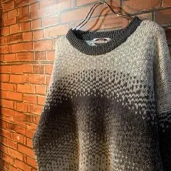 usa古着 90s SONOMA グラデーションストライプニット XL