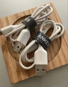 ANKER USBケーブル 2本セット ホワイト