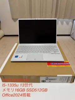 【i5&16GB】FMVU500K3W13世代i5SSD512GBオフィスのサムネイル