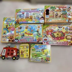 アンパンマン おもちゃ お得な8点セット 美品多数 コロロンゆうえんち、病院他