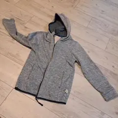 Navy フリースジャケット グレー
