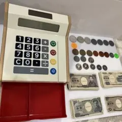 IKEA レジスター　おもちゃ　木製　おもちゃのお金付き