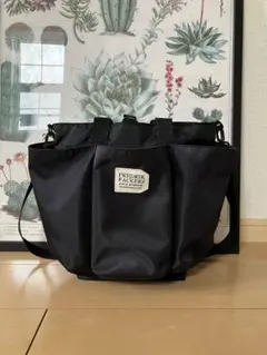 FREDRIK PACKERS ブラックトートバッグ