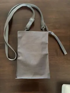 無印良品/ミニサコッシュ/グレーのサムネイル