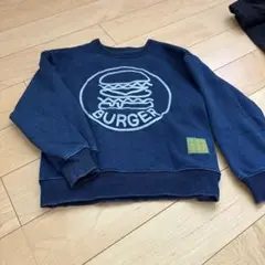DILASH バーガー プリント トレーナー 110cm