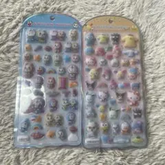 ドラえもん & サンリオキャラクター コットンパフィー　新品