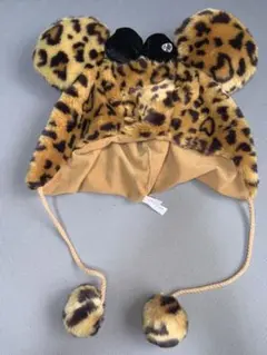 レア！ディズニー　ミニー　ファンキャップ　ヒョウ柄　美品