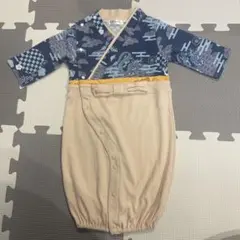 袴ロンパース 男の子　ドレスオール 50-70cm