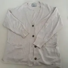 早い者勝ち❗️Smile and be Happy Vネックカーディガン