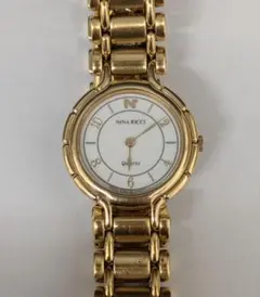 【外観美品/新品電池】 ニナリッチ ダイヤ カラーストーン レディース 腕時計 外観美品/新品電池】 ニナリッチ ダイヤ カラーストーン