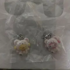 サンリオ　ふわふわスノー　 めじるしアクセサリー　めじるしチャーム