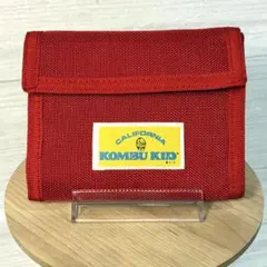 【極美品/当時物】KOMBU KID コンブキッド 昭和レトロ 財布 ベルクロ