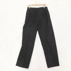コムサデモード スラックス パンツ S ブラック 日本製 オフィス シンプル