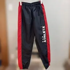 ATHLETA ピステパンツ ブラック×レッド