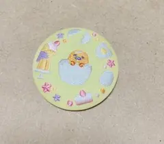 サンリオキャラクターズ刺繍缶バッジつきBIscuit2①13.ぐでたま