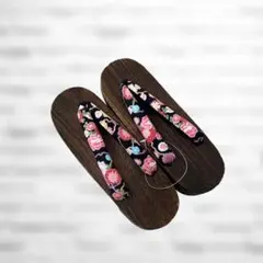 下駄 レディース 新品 フリーサイズ（22-24cm対応） 花柄 ‼️迅速対応‼️