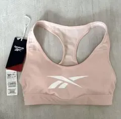 【Reebok】スポーツブラ　ジムウェア　ヨガ　ランニングインナー　ピンク
