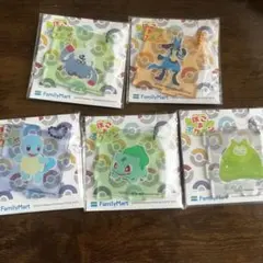 限定】ポコあポケモン ファミマ ピカチュウ アクリルキーホルダー 4個