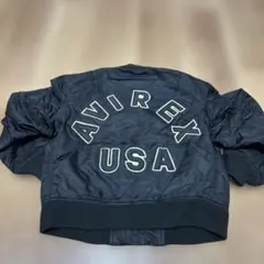 AVIREX MA-1ジャケット ブラック　キッズ
