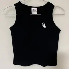 【Ｌサイズ】MLB　メジャーリーグ　ホワイトソックス　カップ付きタンクトップ