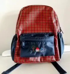 (新品タグ付き)familiar チェック柄リュック