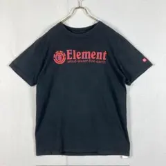 ELEMENT】エレメント ロゴプリント 半袖 Tシャツ ブラック XLサイズ