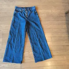 GAP DENIM ハイライズ ワイドレッグ デニムパンツ　27