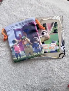 は*う様 ディズニーストア　ズートピア　巾着