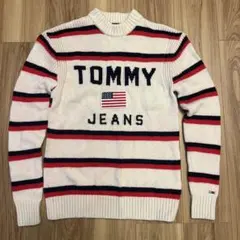 【長袖値下げ】TOMMY JEANS ストライプニットセーター