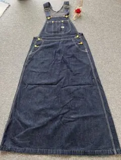 【美品/希少】Lee デニム ジャンパースカート オーバーオールスカートのサムネイル