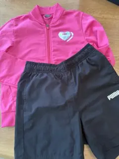 PUMA ジャージ　ハーフパンツ　長袖　プーマ　キッズ　女の子　kids