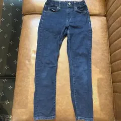 ユニクロデニム130cm インディゴブルー