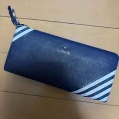 Luria 4℃ 長財布 ネイビー ストライプのサムネイル