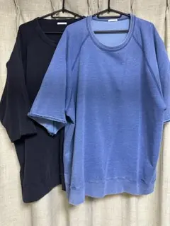 4L ウォッシュドスウェT(5分袖)セット売り