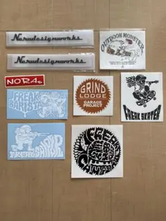 NORA、GRIND LODGE、アシモクラフツステッカー 4枚セット NORA、GRIND LODGE、アシモクラフツステッカー 4枚セット - メルカリ