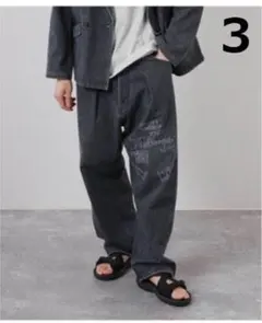 最終価格 25AW HERILL Blackchambray Workpants - メルカリ