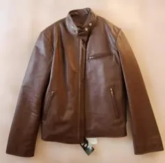 新品】NICOLE 羊革 ライダース L 48 ブラウン レザー - メルカリ