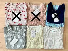 【新品・タグ付】女の子 半袖 ノースリーブ ワンピース 80cm