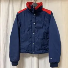 超レア　US製THE NORTH FACE ダウンジャケット ネイビー/レッド