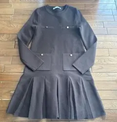 ZARA ワンピース　ブラウン
