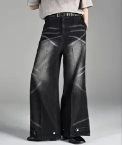 ADRER エクストラクオリティワイドフレアパンツ