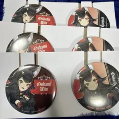 ホロライブ一番くじ　大神ミオ　缶バッチ3点セット